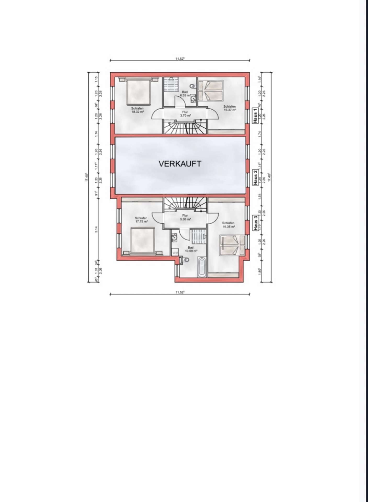 OG Grundriss 1-3